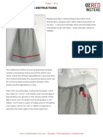 Pillowcase Dress Instructions