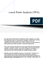 Touch Point Analysis (TPA)