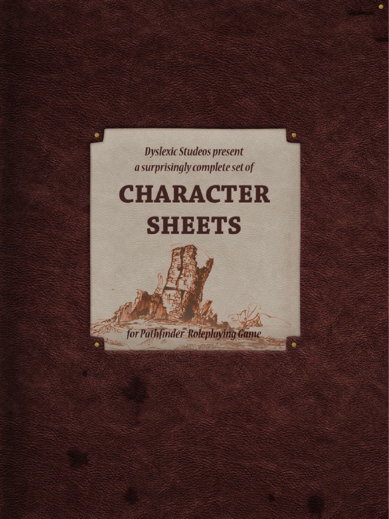 Pathfinder Character Sheets | PDF | Role Playing Games | D20 System