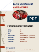 Pronombres Personales Quechua