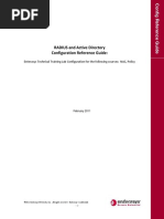 Enterasys Technical Training - RADIUS and AD Setup Parameters Guide