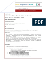 Emprendimiento y Autoempleo en Comunicación.: Programa Del Curso