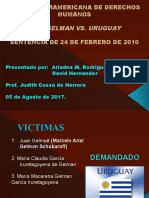 CIDH condena a Uruguay por violaciones a DDHH en caso Gelman