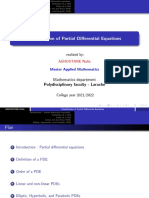 Classification of Partial Differential Equations: Realized by