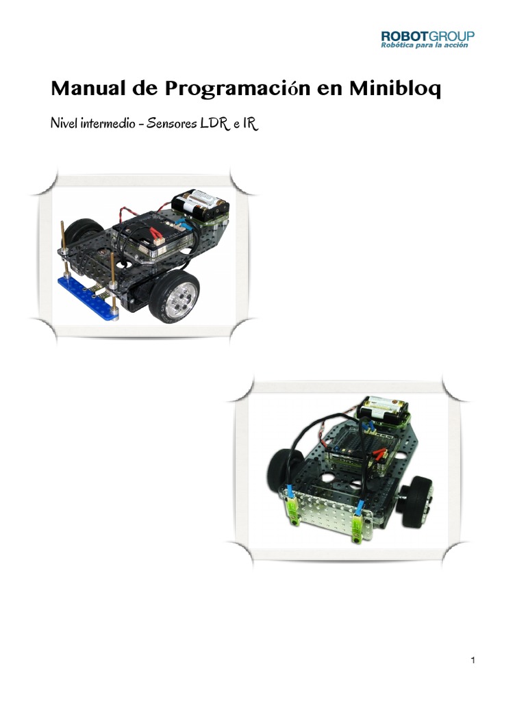 Programación de Sensores en Robótica | PDF
