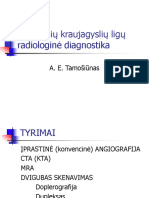 Periferinių Kraujagyslių Ligų Radiologinė Diagnostika