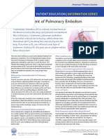 Acute Treatment of Pulmonary Embolism