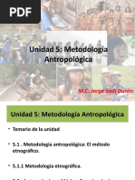 Download Unidad 5 Metodologia Antropologica El Metodo Etnografico by Jorge Sadi Durn SN55630950 doc pdf
