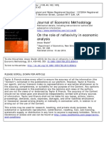 Reflexivity in Economic Analysis Shaikh 2014