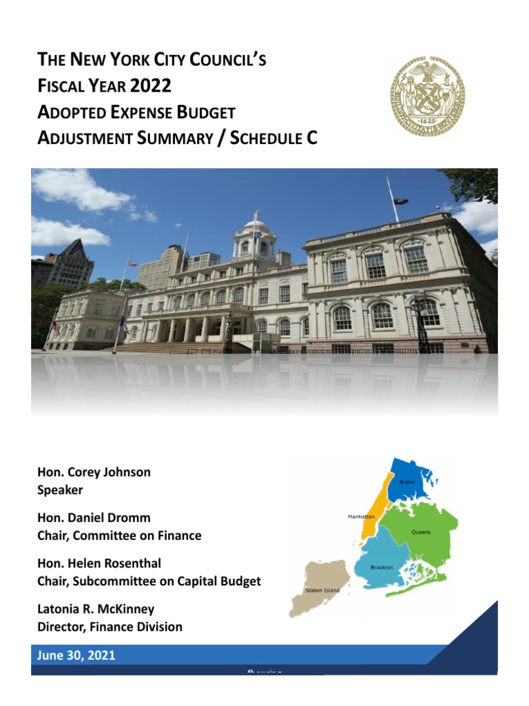 Fiscal 2022 Schedule C Merge 6.30.21 | PDF | Nonprofit Organization | Budget