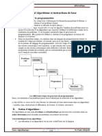 Algorithme Et Les Instructions de Base + Conditionelle