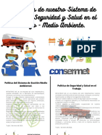 Conoce Mas de Nuestro Sistema de Gestión de Seguridad y Salud en El Trabajo - Medio Ambiente.