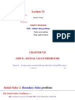 Chapter 7 - Numerical Methods For Initial Value Problems