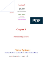 Chapter 3 - Systems of Equations