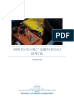 How To Connect Guitar Pedals Effects: Guidelines