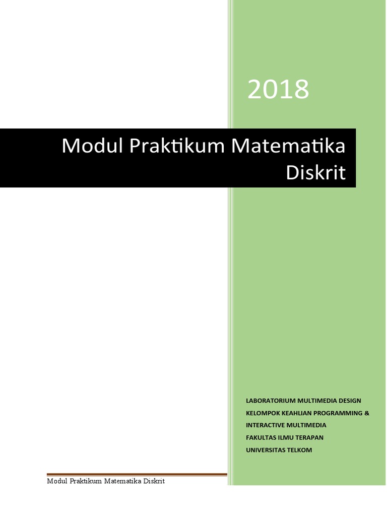 Modul Matematika Diskrit | PDF
