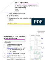 Solar Radiation 2 - Attenuation