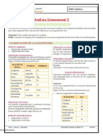 Análisis Dimensional I