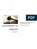 Las Normas Y El Derecho: Zarate Simón Erick Francisco
