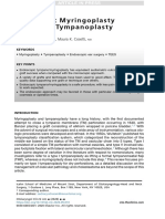 Endoscopic Myringoplasty and Tympanoplasty Techniques