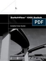 Switchview 1000 Switch: Installer/User Guide