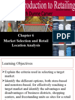Market Selection and Retail Location Analysis