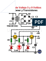 Fuente de Corriente de 5, 9 Voltios