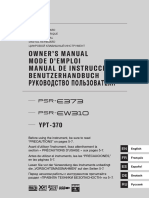 Manual Usuario Yamaha Psre373