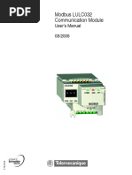 Modbus LULC032 Communication Module: User's Manual 03/2005