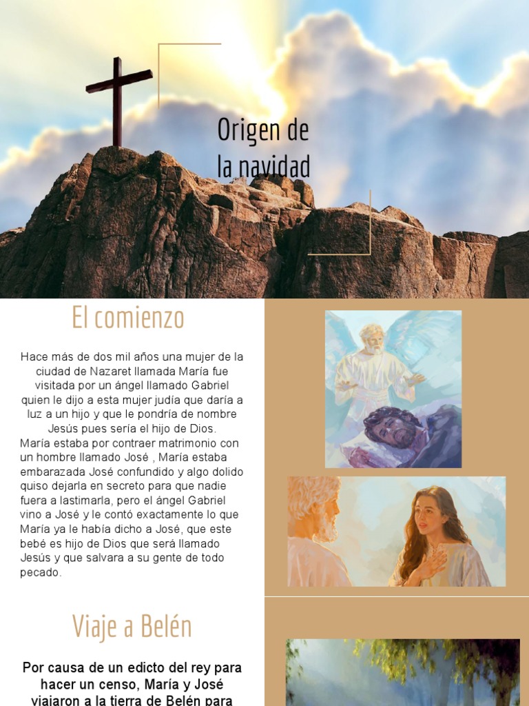 Origen y evolución de la Navidad | PDF | Navidad | María, madre de Jesús