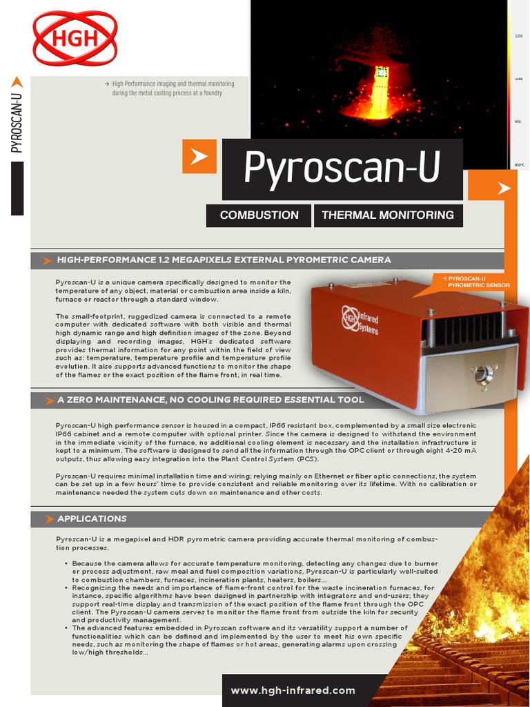 Pyroscan-U: Advanced Thermal Monitoring | PDF | High Dynamic Range ...