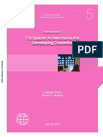 ITS System Architectures For Developing Countries