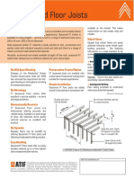 F7 Seasoned Floor Joists