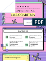 Eksponensial Dan Logaritma by ISMAH ARIF MARZUQAH