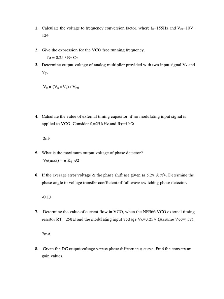 MCQ 4 PDF Analog To Digital Converter Electrical Circuits