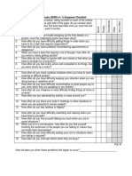 Adult Adhd Self Report Scale