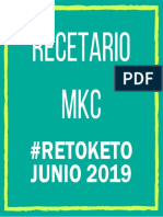Recetario MKC RETOKETO Junio 2019