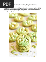 Pistachio Pudding Cookies