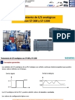 Tratamiento de E S Analógicas en S7 300 Y S7 1200