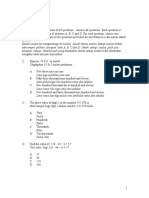 Mid Year Exam Form 1 Paper 1