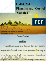 UMEC204 Production Planning and Control: Ndian, M.E., M.B.A