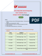 Intensive Prelims Booster (Ipb) Test Series 2022 Subjectwise: (Full Package)