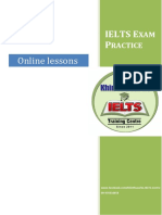 Online Lessons: Ielts E P