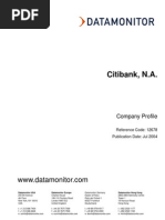 Citibank, N.A.: Company Profile