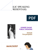 PUBLIC SPEAKING (PRESENTASI) - Ivan Darmawan