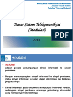 Dasarsistemtelekomunikasimodulasi 140908201338 Phpapp01