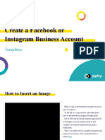 Create A Facebook Business Page or An Instagram Business Account - Templates