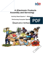 TVL - IA (Electronic Products Assembly and Servicing) : Application Software