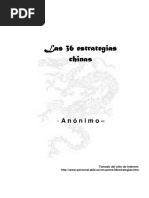 Las 36 Estrategias Chinas