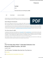 XDR Forresterware 2021/Q4